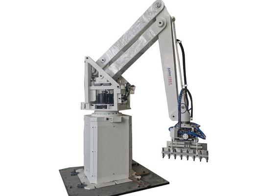 Bras robotique de palettisation IP 65 monté au sol avec IHM programmable