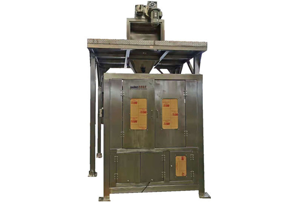 Pesage 25kg automatique en vrac de sac et machine de remplissage chez l'industrie d'alimentation des animaux