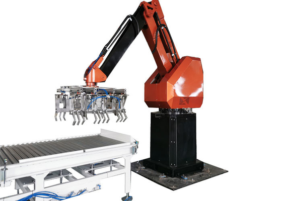 Ligne multi sac robotique Palletizer de bras dans la ligne d'engrais