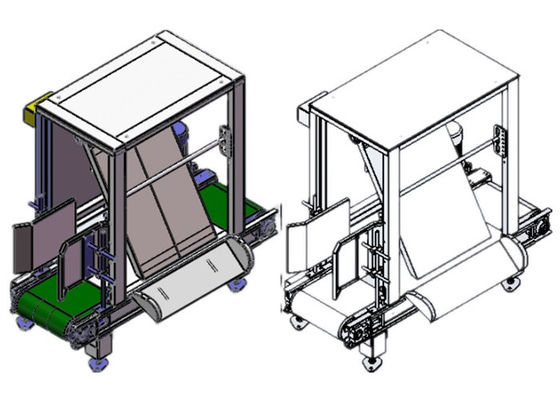 Convoyeur IP65 de palletisation