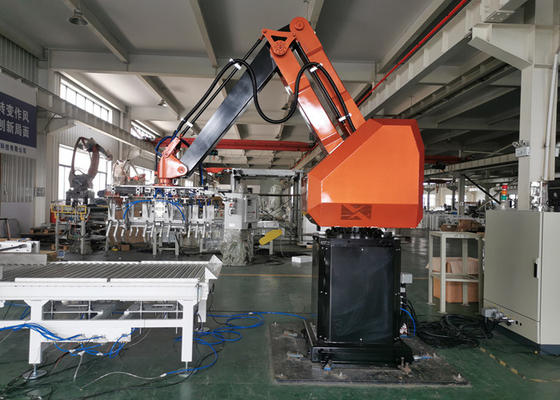 Robot de palletisation d'axe de l'industrie alimentaire 4 avec le logiciel de palletisation