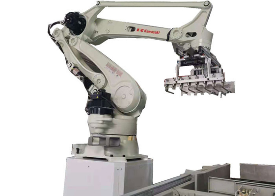 Boisson alcoolisée de Kawasaki Robotic Arm Palletizer For de glissière de sécurité
