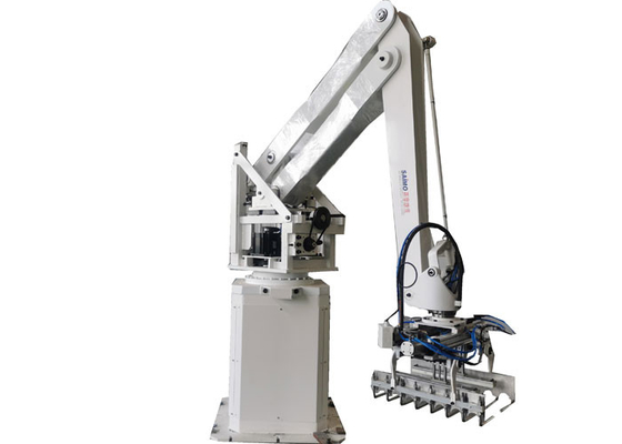 Système de palletisation robotique de PLC utilisé dans l'industrie de boissons