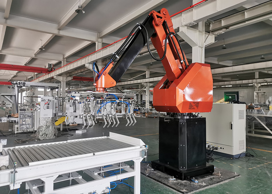 Système de palletisation robotique de PLC utilisé dans l'industrie de boissons