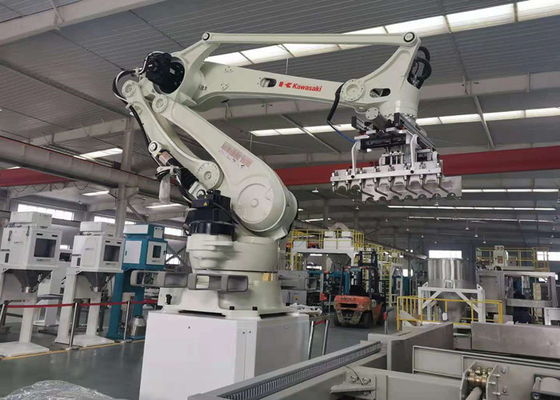 Production d'engrais de Kawasaki Robotic Arm Palletizer In
