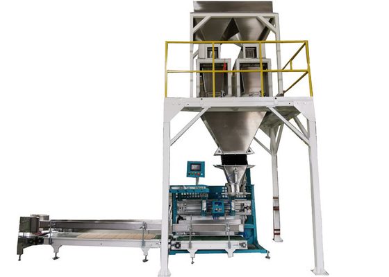 Machine de conditionnement en vrac granulaire pour aliments pour animaux de compagnie dans l'industrie alimentaire