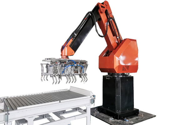 Choisissez et placez la palettisation de robot avec la conception d'implantation d'usine dans l'industrie chimique