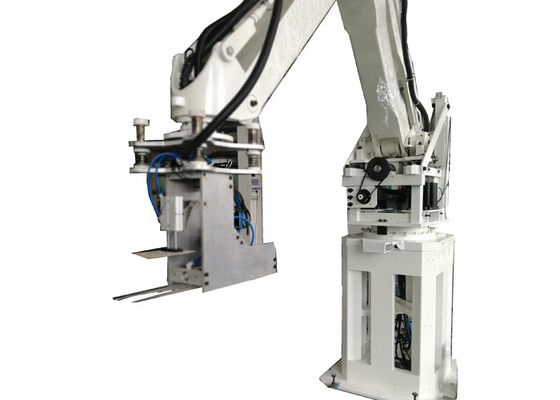 Choisissez et placez le robot de palettisation avec l'écran tactile de PLC dans l'industrie chimique
