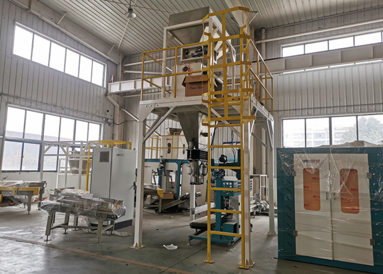 Riz ensaché par machine à emballer de granules d'alimentation à grande vitesse dans l'industrie céréalière