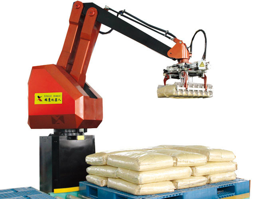Palletisation de robot de moteur servo à C.A. de transfert dans l'industrie chimique