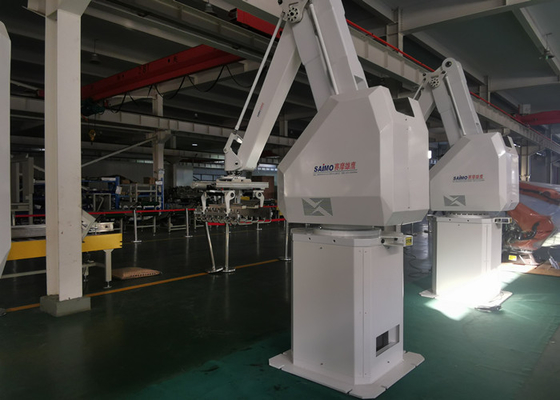 4 bras de palletisation de robot de l'axe 130kgs amical dans l'industrie des produits alimentaires et des boissons