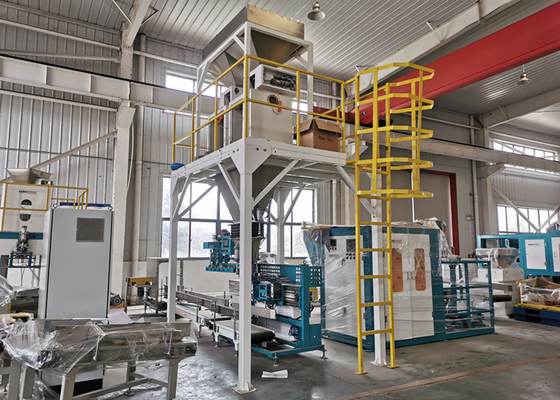 pesage automatique du sac 25Kg et machine à emballer avec le système de contrôle de PLC