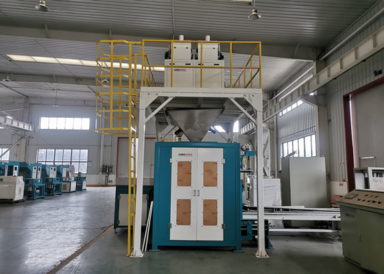 machine à emballer de riz de 25 kilogrammes pour l'alimentation d'engrais dans l'industrie chimique