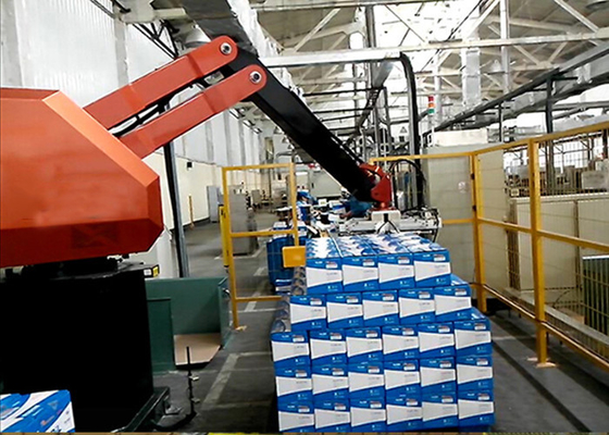 4 haches pallettisant le contrôle de transfert robotique de PLC de machine
