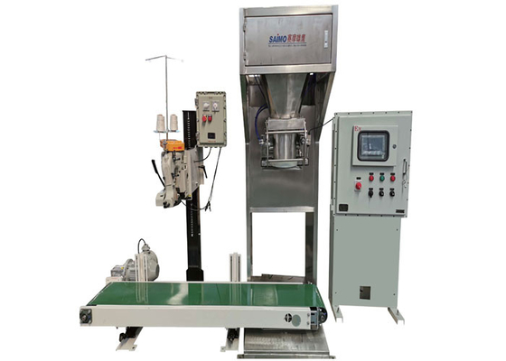 La bouche ouverte met en sac la machine de conditionnement de granule d'engrais 25kg dans l'industrie chimique