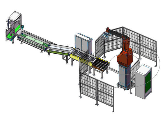 bras de palletisation de robot de 220V 70kg dans l'industrie d'appareils ménagers