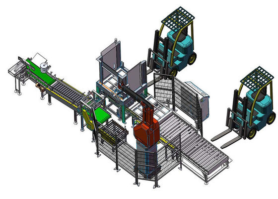 380V 330 système de palletisation robotique d'axe du degré 4