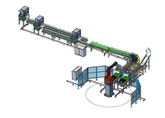 Grain programmable de 6 haches et bras de palletisation de robot d'huile