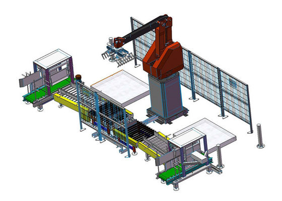 Grain programmable de 6 haches et bras de palletisation de robot d'huile