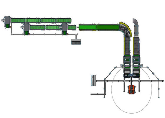 Bras de palletisation de robot du carton 130kg au plancher de Kawassaki