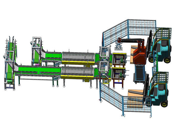 50kg robot de collaboration chimique Palletizer dans l'industrie de médecine