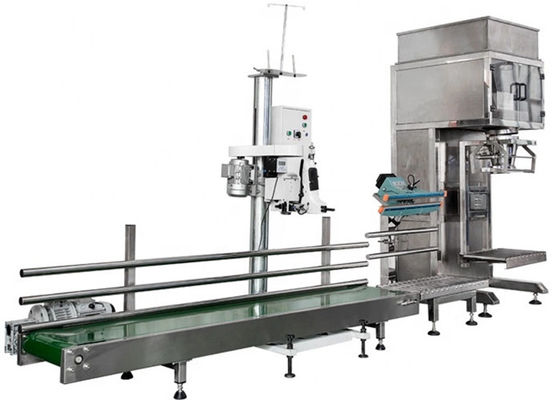 Poudre remplissante en spirale du sac 304SS 5kg pesant et machine de remplissage