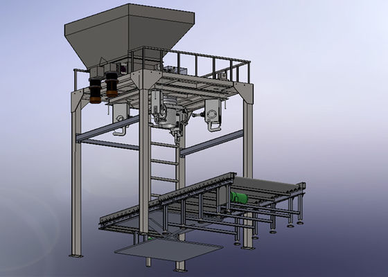 Pesage 500kg automatique industriel et machine de conditionnement