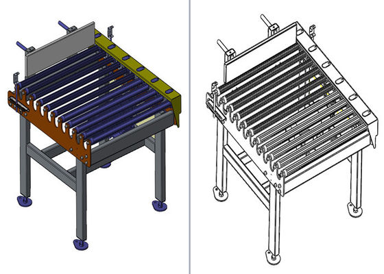 Sac d'industrie d'additifs saisissant le convoyeur 2.2kw de palletisation