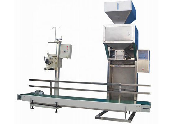 machine à emballer de granules de sac du sac 50kg dans l'industrie 304 solides solubles de riz