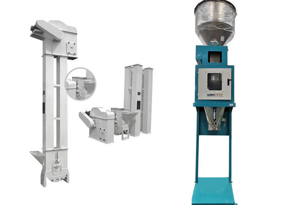 Machine à emballer mettante en sac de double seau de 3 phases dans l'industrie d'alimentation d'animal familier