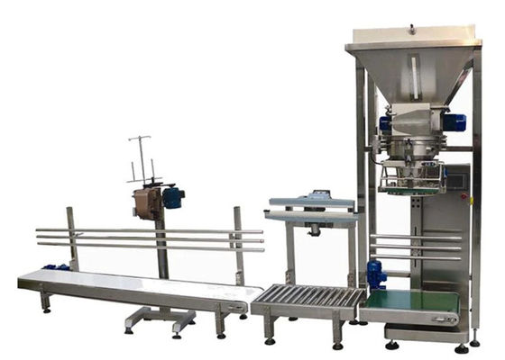 machine à emballer de poudre de produit chimique alimentaire de farine de riz de 0.6MPa 25kg pour toute l'industrie