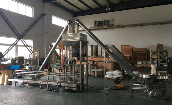 machine à emballer de poudre de produit chimique alimentaire de farine de riz de 0.6MPa 25kg pour toute l'industrie