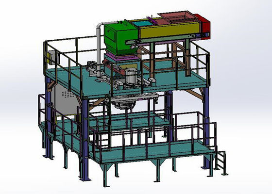 Machine à emballer enorme de sac d'agrafe de cylindre pour l'industrie de série de nourriture